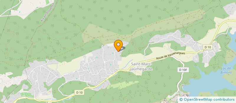 localisation de l'entreprise SCI LE MAS DE BOISMEAU  SAINT-MARC-JAUMEGARDE