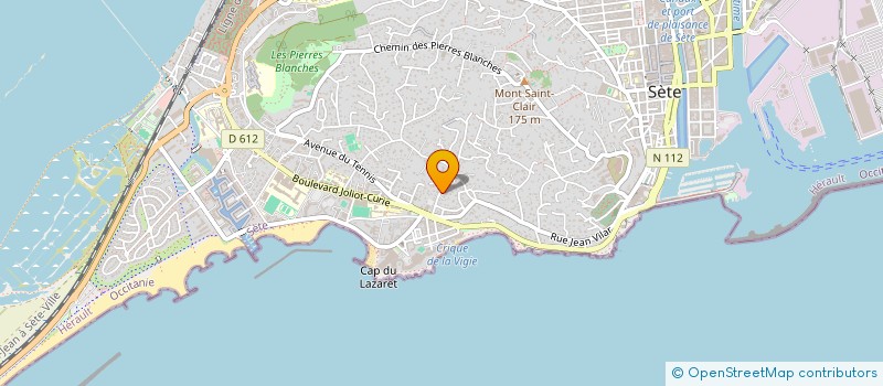 localisation de l'entreprise SCI LE MAS DE COCAGNE  SETE