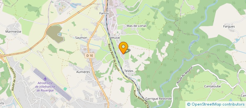 localisation de l'entreprise SCI LE MAS DE DAMIEZ  VILLEFRANCHE-DE-ROUERGUE