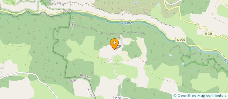 localisation de l'entreprise SCI LE MAS DE DARGILAN  MEYRUEIS