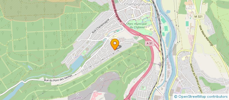 localisation de l'entreprise SCI LE MAS DE LA BRIZE  CHAMPIGNEULLES