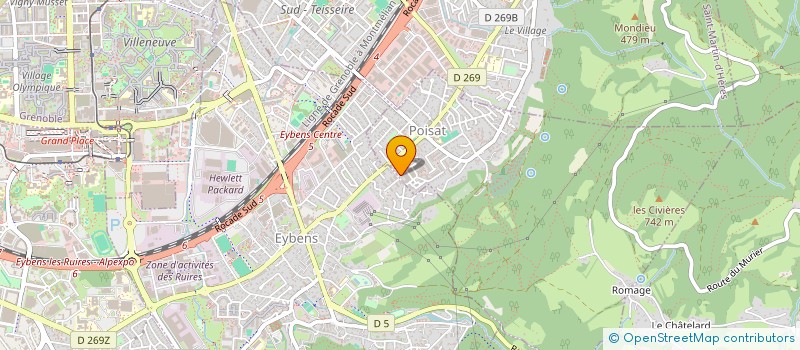 localisation de l'entreprise SCI LE MAS DE LA PLAINE  POISAT