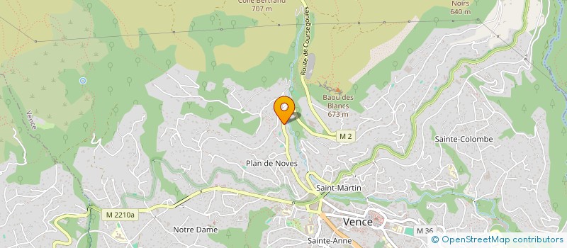 localisation de l'entreprise SCI LE MAS DE LA SOURCE  VENCE