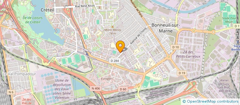localisation de l'entreprise SCI LE MAS DE LA SOURCE à CRETEIL
