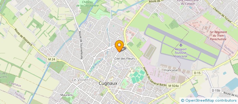 localisation de l'entreprise SCI LE MAS DE MANDRE  CUGNAUX