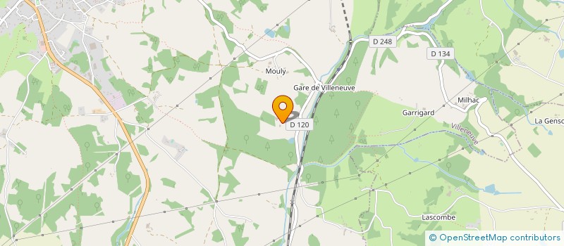 localisation de l'entreprise SCI LE MAS DE MERLE à VILLENEUVE