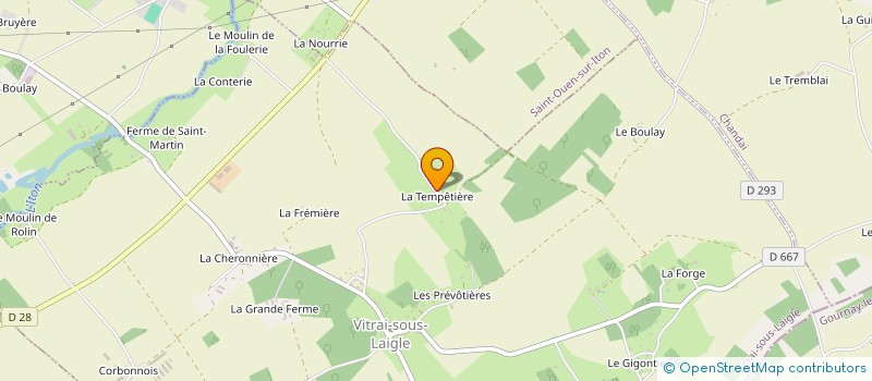 localisation de l'entreprise SCI LE MAS DE ROSALIE à VITRAI-SOUS-LAIGLE