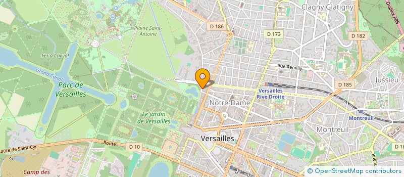 localisation de l'entreprise SCI LE MAS DE SABRAN à VERSAILLES