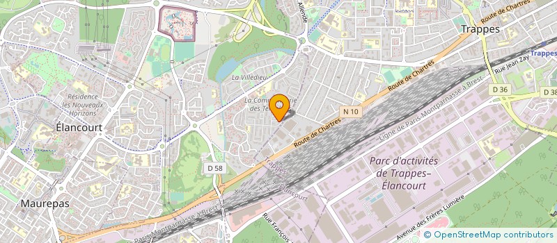 localisation de l'entreprise SCI LE MAS DE SAFED  ELANCOURT