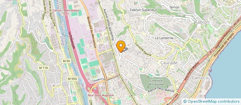 localisation de l'entreprise SCI LE MAS DE SAINT PANCRACE à NICE