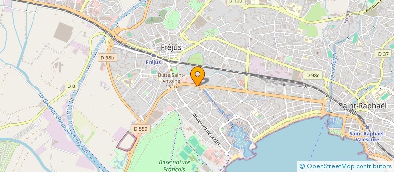 localisation de l'entreprise SCI LE MAS DE TOLEARA à FREJUS