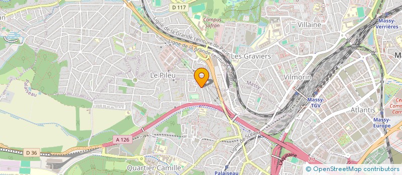 localisation de l'entreprise SCI LE MAS DES ANGES 2 à PALAISEAU