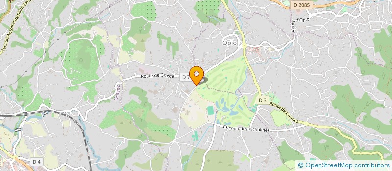 localisation de l'entreprise SCI LE MAS DES ANGES  CHATEAUNEUF-GRASSE