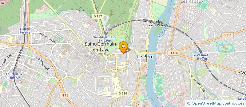 localisation de l'entreprise SCI LE MAS DES BARONNIES  SAINT-GERMAIN-EN-LAYE