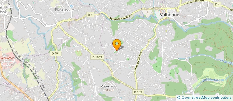 localisation de l'entreprise SCI LE MAS DES CAILLETTES  VALBONNE