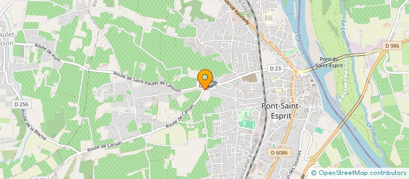 localisation de l'entreprise SCI LE MAS DES CISTES  PONT-SAINT-ESPRIT