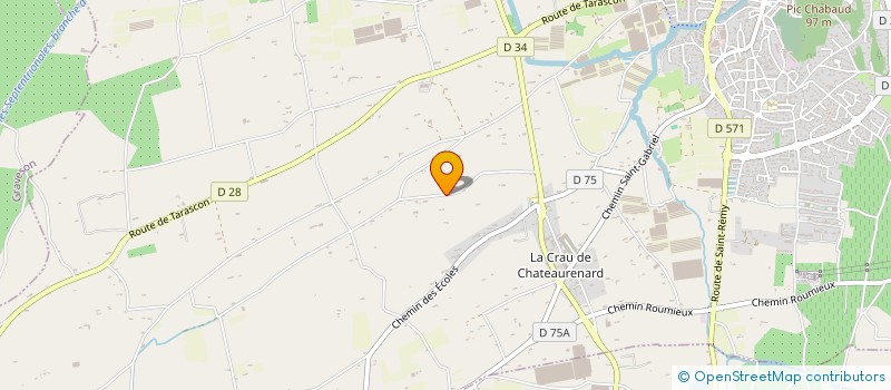 localisation de l'entreprise SCI LE MAS DES FONTAINES à CHATEAURENARD