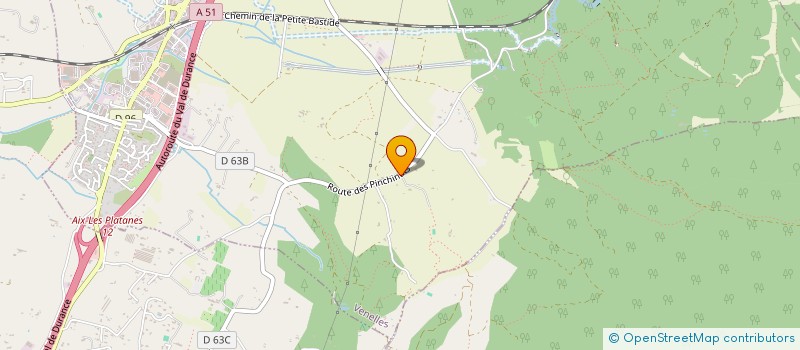 localisation de l'entreprise SCI LE MAS DES GAILLES  VENELLES