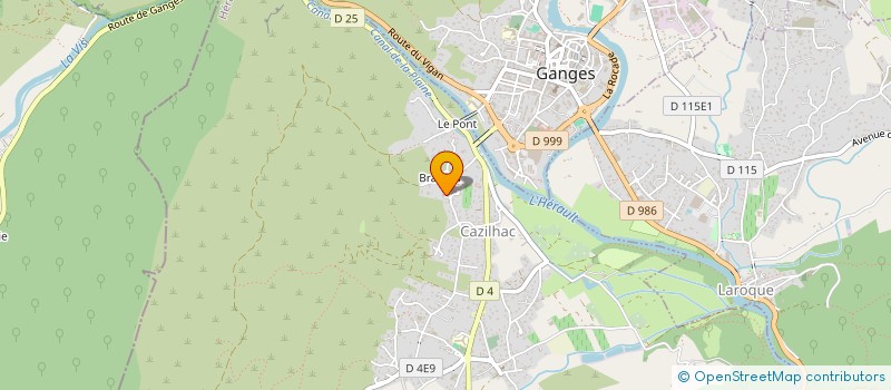 localisation de l'entreprise SCI LE MAS DES OLIVIERS à CAZILHAC