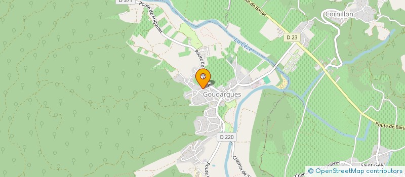 localisation de l'entreprise SCI LE MAS DES OLIVIERS  GOUDARGUES