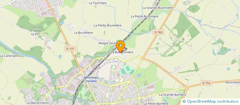 localisation de l'entreprise SCI LE MAS DU GRANIT à MONTAIGU-VENDEE