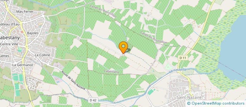 localisation de l'entreprise SCI LE MAS DU MOULIN  CABESTANY