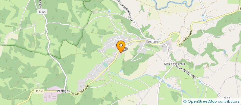 localisation de l'entreprise SCI LE MAS DU PAPE  BEDUER