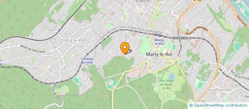 localisation de l'entreprise SCI LE MAS DU PLAN  MARLY-LE-ROI
