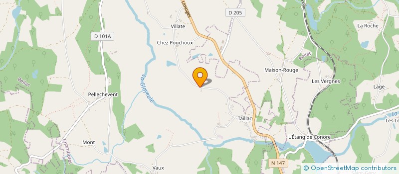 localisation de l'entreprise SCI LE MAS DU PUY  CHAMBORET