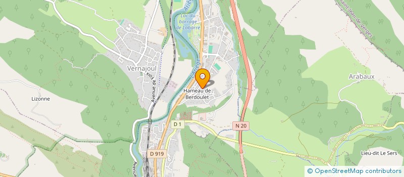 localisation de l'entreprise SCI LE MAS DU VIGNOBLE à FOIX