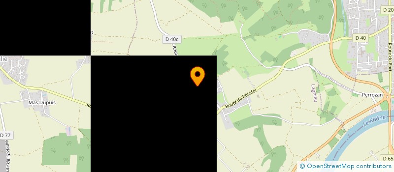 localisation de l'entreprise SCI LE MAS DUPUIS  SAINTE-JULIE