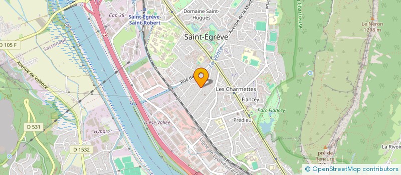 localisation de l'entreprise SCI LE MAS IMBERT  SAINT-EGREVE