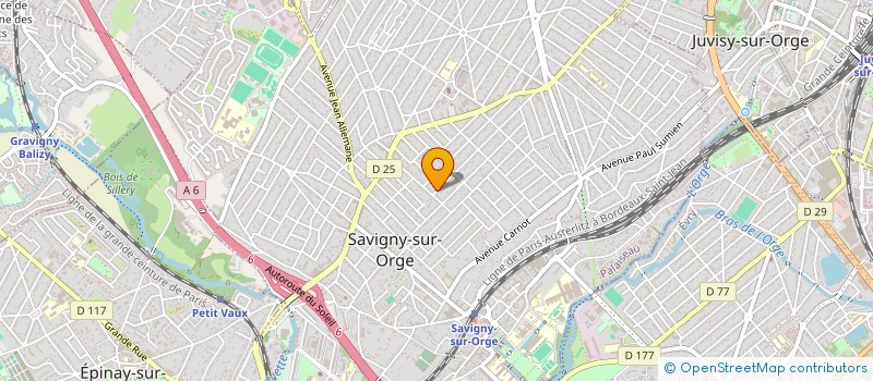 localisation de l'entreprise SCI LE MAS NINI à SAVIGNY-SUR-ORGE