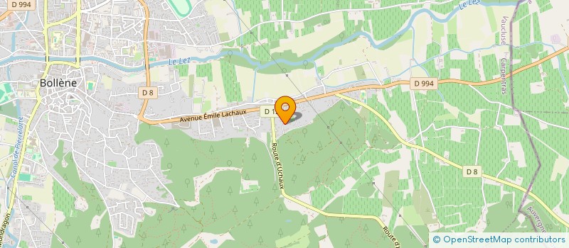 localisation de l'entreprise SCI LE MAS ROUGE  BOLLENE