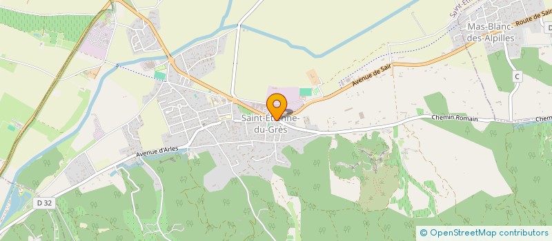 localisation de l'entreprise SCI LE MAS VIDAU  SAINT-ETIENNE-DU-GRES