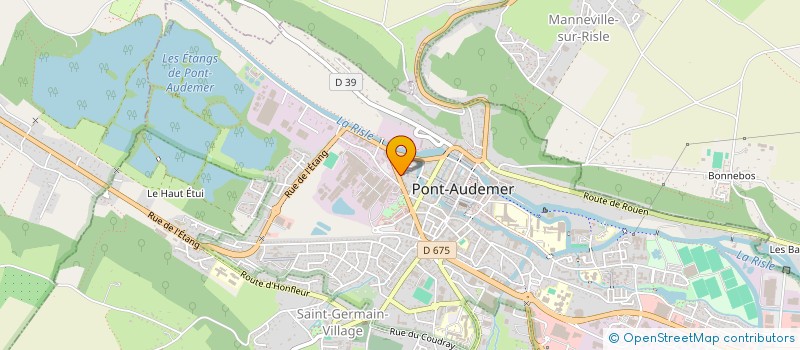 localisation de l'entreprise SCI LE MASCARET à PONT-AUDEMER
