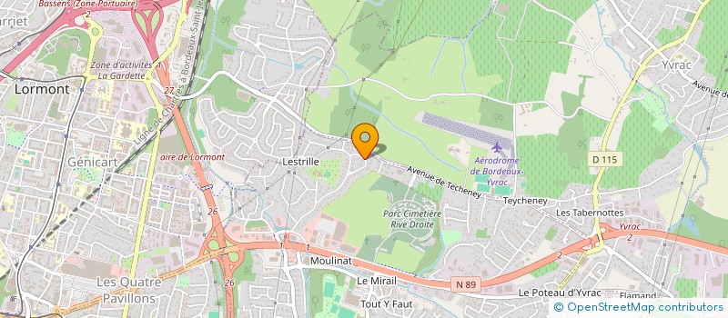 localisation de l'entreprise SCI LE MASCARET  ARTIGUES-PRES-BORDEAUX