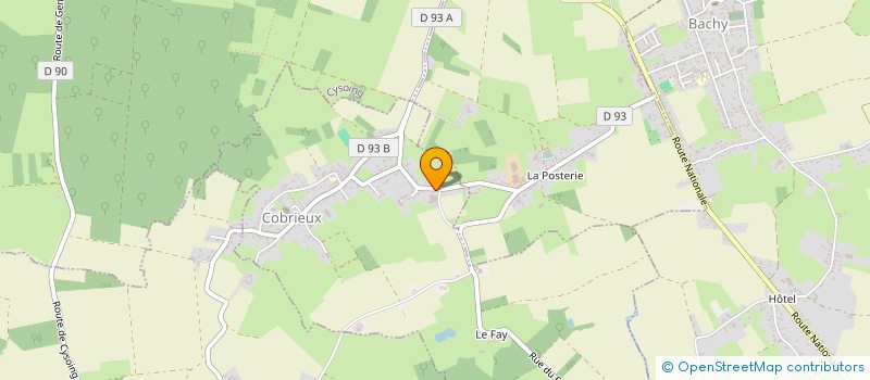 localisation de l'entreprise SCI LE MASEE à COBRIEUX