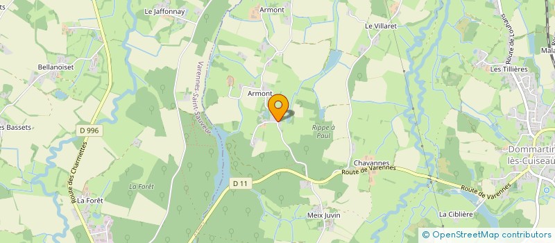 localisation de l'entreprise SCI LE MASPIRAT  DOMMARTIN-LES-CUISEAUX