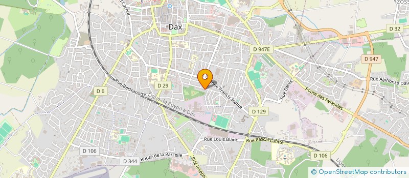 localisation de l'entreprise SCI LE MASSON à DAX