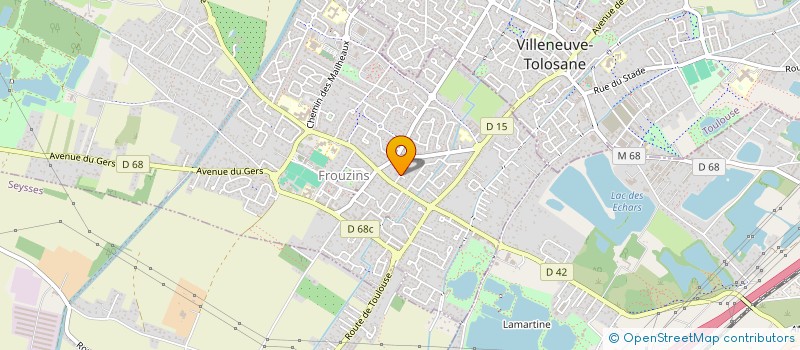 localisation de l'entreprise SCI LE MAT  FROUZINS