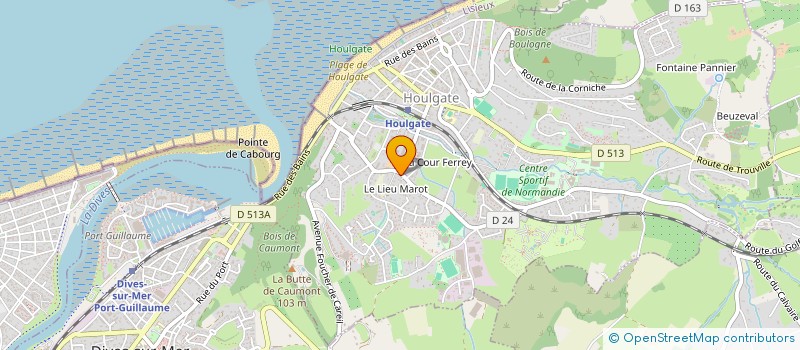 localisation de l'entreprise SCI LE MAT DE CHRYS  HOULGATE