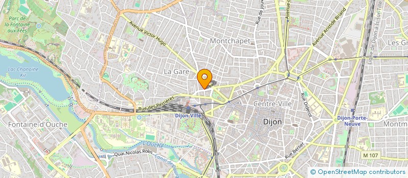 localisation de l'entreprise SCI LE MAYAC à DIJON