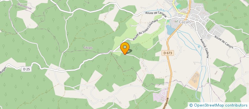 localisation de l'entreprise SCI LE MAYNE  CAZALS