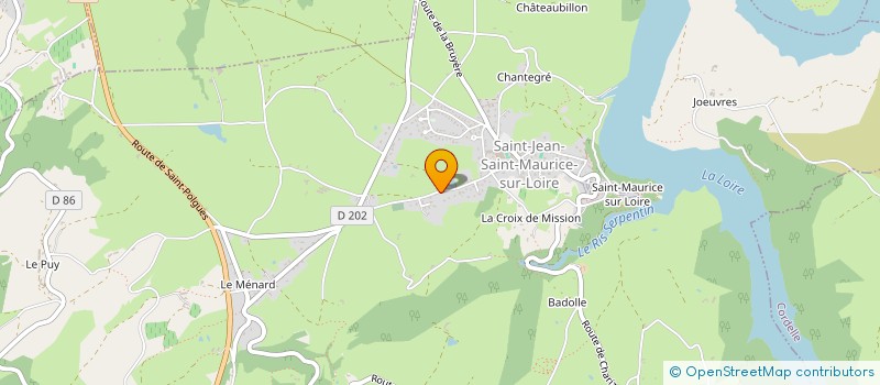 localisation de l'entreprise SCI LE MAZEL  SAINT-JEAN-SAINT-MAURICE-SUR-LOIRE