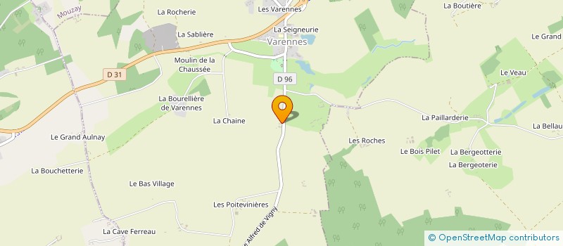 localisation de l'entreprise SCI LE MAZERY  VARENNES