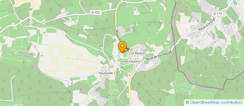 localisation de l'entreprise SCI LE MAZET  SERIGNAN-DU-COMTAT