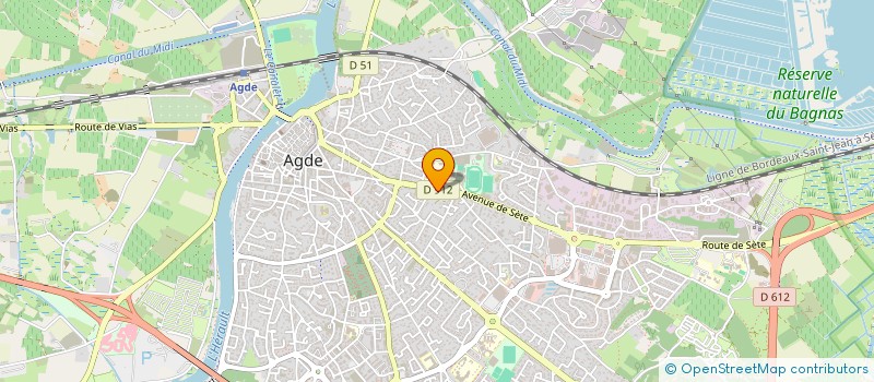 localisation de l'entreprise SCI LE MAZET  AGDE