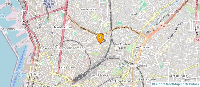 localisation de l'entreprise SCI LE MAZET  MARSEILLE