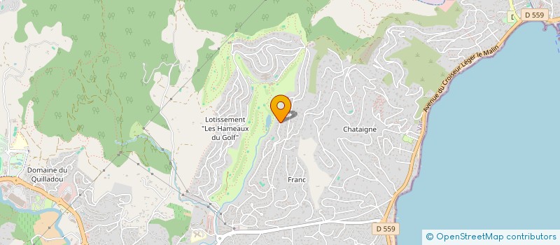localisation de l'entreprise SCI LE MAZET  SAINTE-MAXIME
